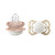 Nappar Supreme Glow 2-pack Silikon symmetrisk - Blush/Vanilla