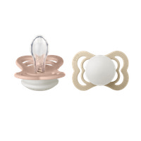 Nappar Supreme Glow 2-pack Silikon symmetrisk - Blush/Vanilla