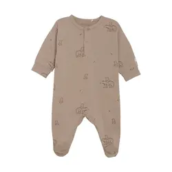 Jumpsuit - Mocha Meringue | Kläder - Bodys & overaller - Jumpsuit med fot | BabyMode