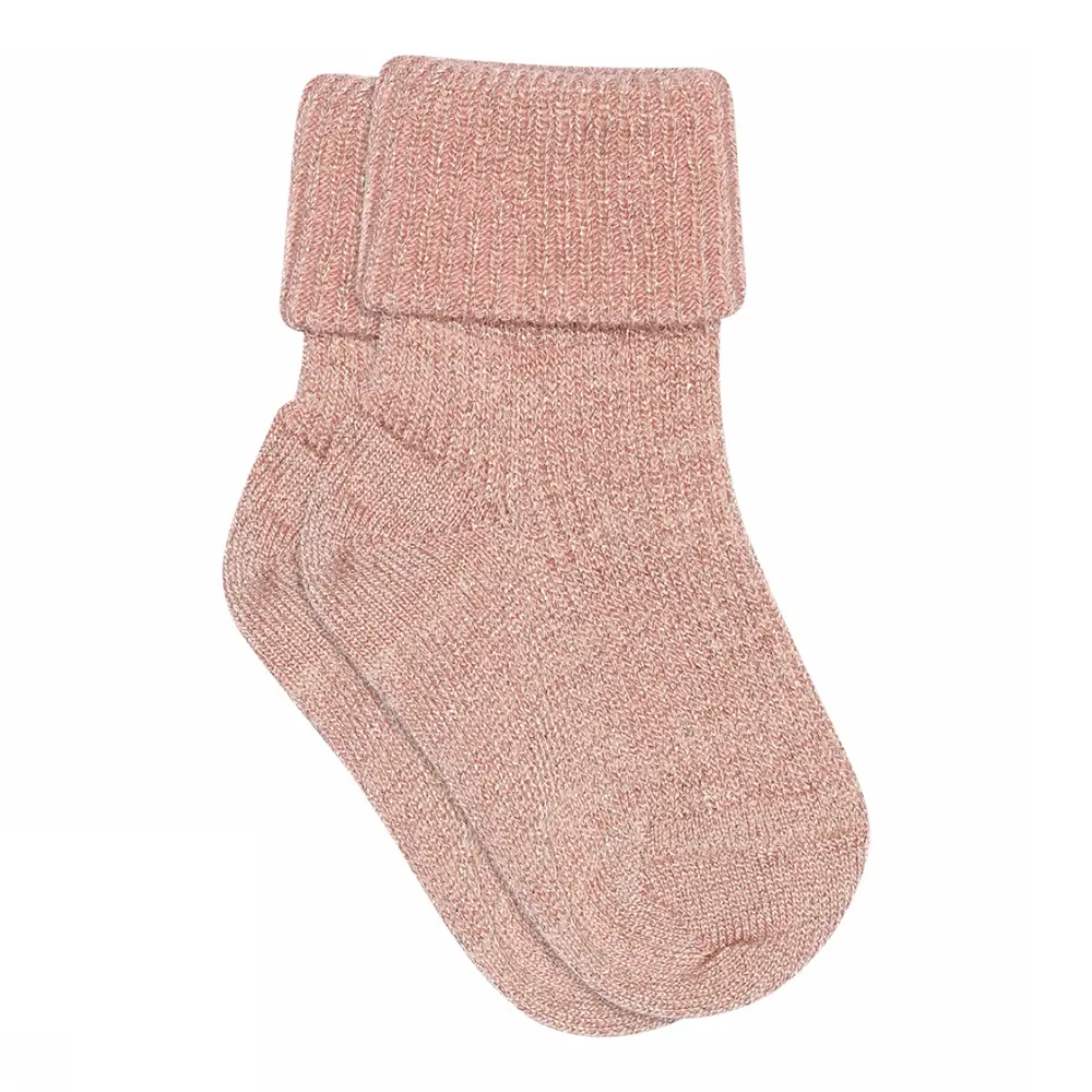 MP Denmark Ida Glitterstrumpor - Silver Pink - 15/16