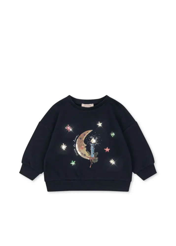 Loupy Lou Sweatshirt - Dark navy - 2 ÅR | Barnkläder - Temakläder - Julkläder | BabyMode