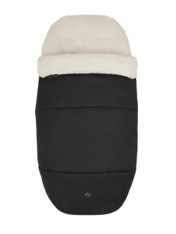 2-IN-1 WINTER FOOTMUFF TWILLIC BLACK | Barnvagnar - Barnvagnstillbehör - Åkpåsar | BabyMode