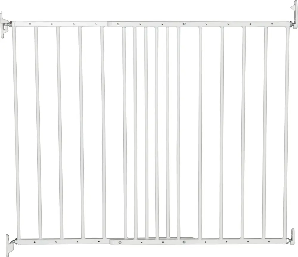 BabyDan Liva Grind Metall - Vit - 62,5-106,8 cm. | Baby & Barn - Barnsäkerhet - Barngrindar & trappgrindar | BabyMode