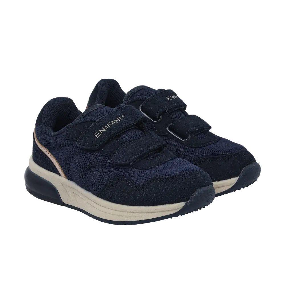 Sneakers kardborreband m. Ljus - Parisian Night - 32 | Barnskor - Sneakers - Sneakers med lampor | BabyMode