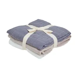 Muslinfilt 3-pack - Tradewinds - 65x65 cm | Barnrum - Textilier - Muslinfiltar | BabyMode