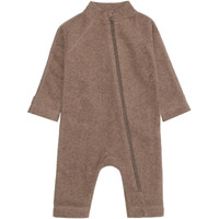 Bomull/Fleece Babyoverall - Melange Denver