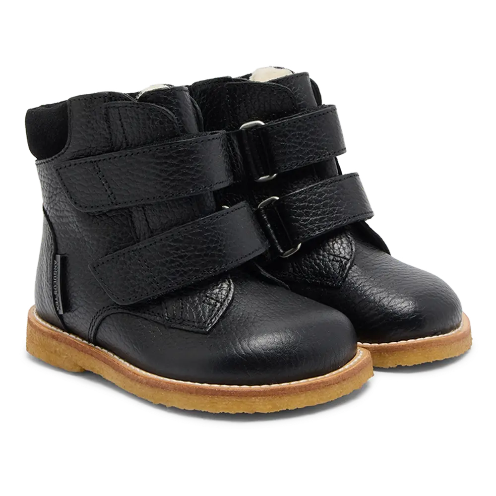 Tex-Stövlar Med Velcro - Svart - 24 | Barnskor - Stövlar - Vinterkängor | BabyMode