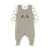 Sæt m. Body Langærmet+Overall - 9709