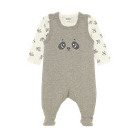 Sæt m. Body Langærmet+Overall - 9709