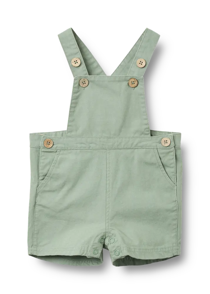 Erik Hängselbyxor - Teal water - 74 | Barnkläder - Underdelar - Hängsel & jumpsuits | BabyMode