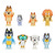 Bluey Figurer 8-pack
