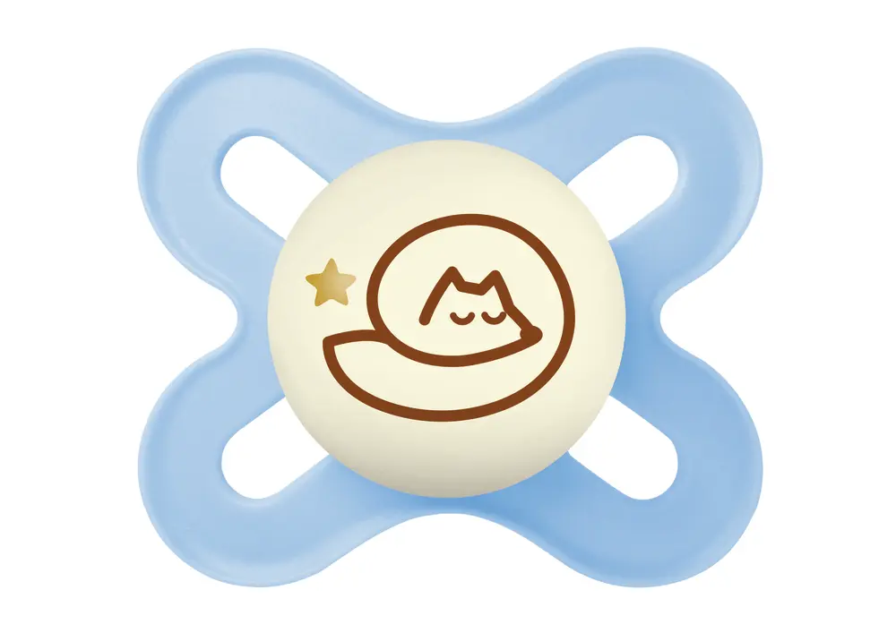 Original Start Night Silikon 0-2m - Blue | Baby & Barn - Sköta - Nappar | BabyMode