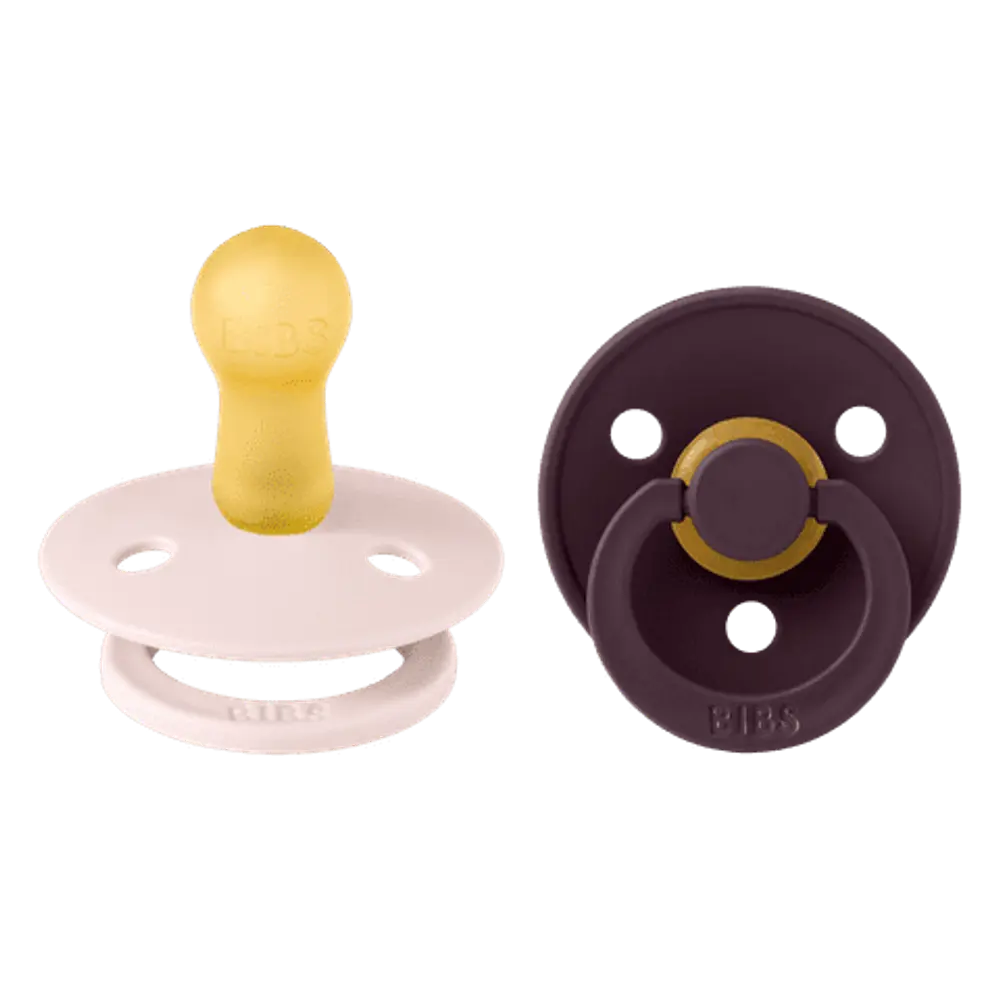 Napp Colour 2-pack Latex 6-18 mån - Petal/Plum | Baby & Barn - Sköta - Nappar | BabyMode
