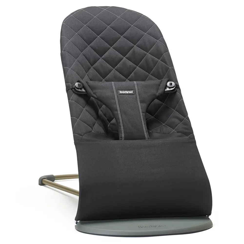 Babysitter Bliss Vävd Klassisk Quilt - Svart/Mörkgrå | Baby & Barn - Babysitter | BabyMode