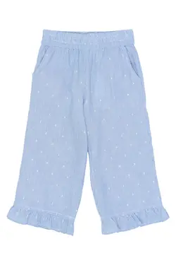 Thea Byxor - Forever Blue Striped | Barnkläder - Underdelar - Byxor | BabyMode