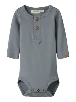 Geo Lom Långärmad Slim Body - Tradewinds | Kläder - Bodys & overaller - Långärmad body | BabyMode