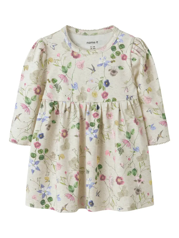 Falca Klänning - Peyote Melange - 86 | Barnkläder - Toppar - Klänningar - Klänningar | BabyMode