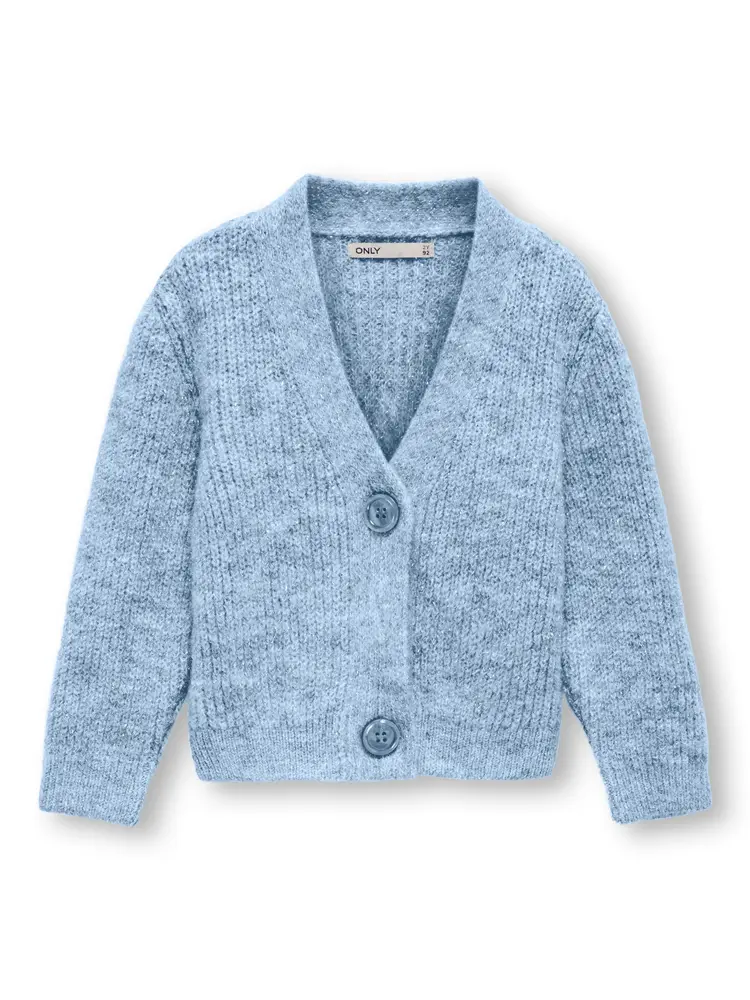 Oriana långärmad glitter cardigan - Blue - 98