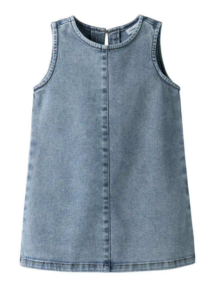 Amelia Denim Klänning - Medium Blue Denim - 92 | Barnkläder - Toppar - Klänningar | BabyMode