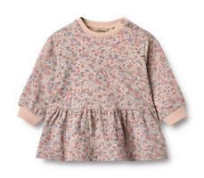 Zenia Sweatklänning - Rose dust flowers