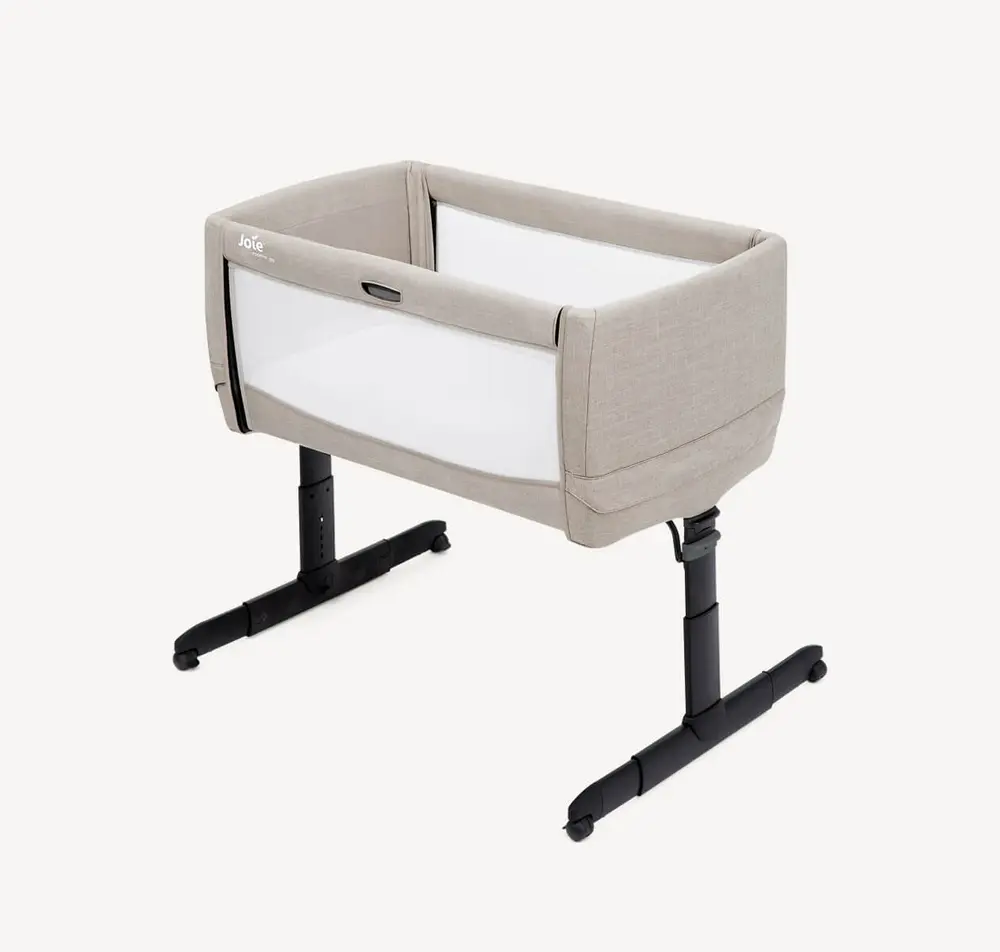 Bedside crib ihopfällbar, Roomie Go - Beige | Barnrum - Barnsängar & vaggor - Vaggor | BabyMode