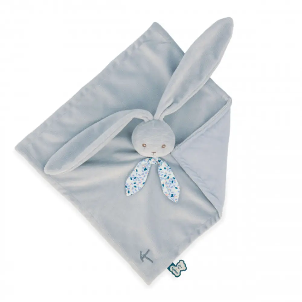Doudou Rabbit Blue | Leksaker - Nallebjörnar & gosedjur - Snuttefiltar | BabyMode