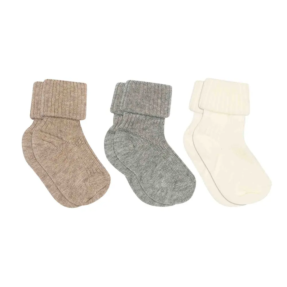 Rib Babystrumpor 3-pack - 491 - 15/16 | Barnkläder - Strumpor & strumpbyxor - Strumpor | BabyMode