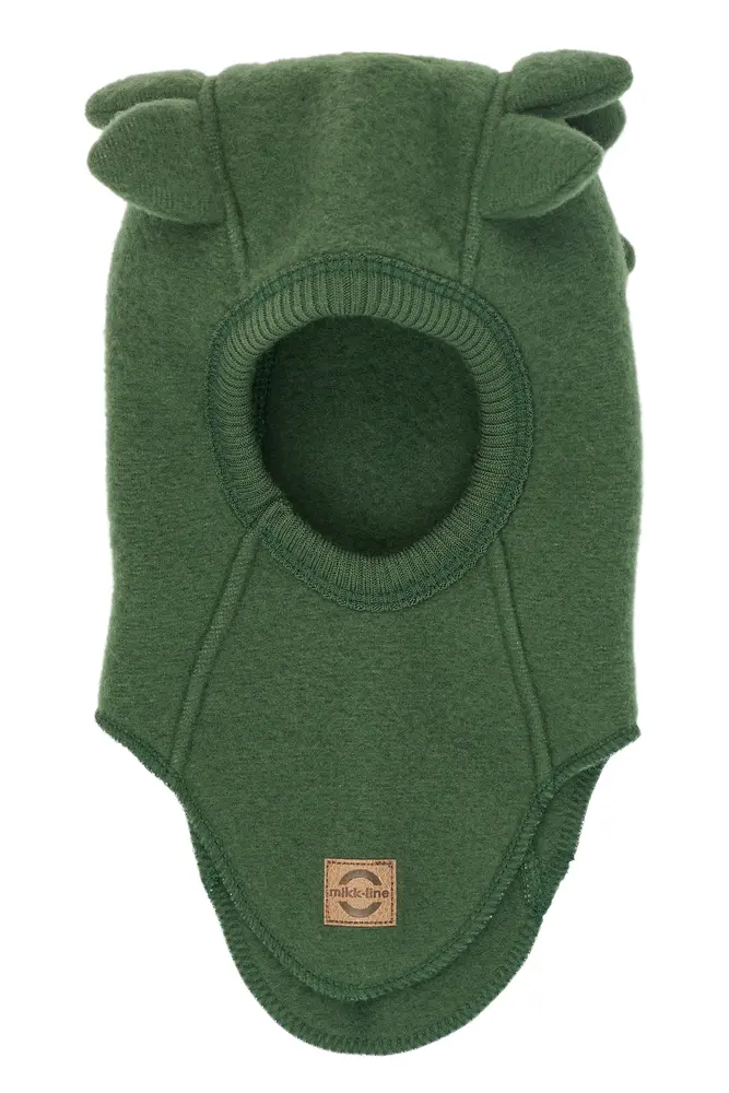 Mikk-Line Ull Balaclava m. Kroko - Kombu Green - 50/56