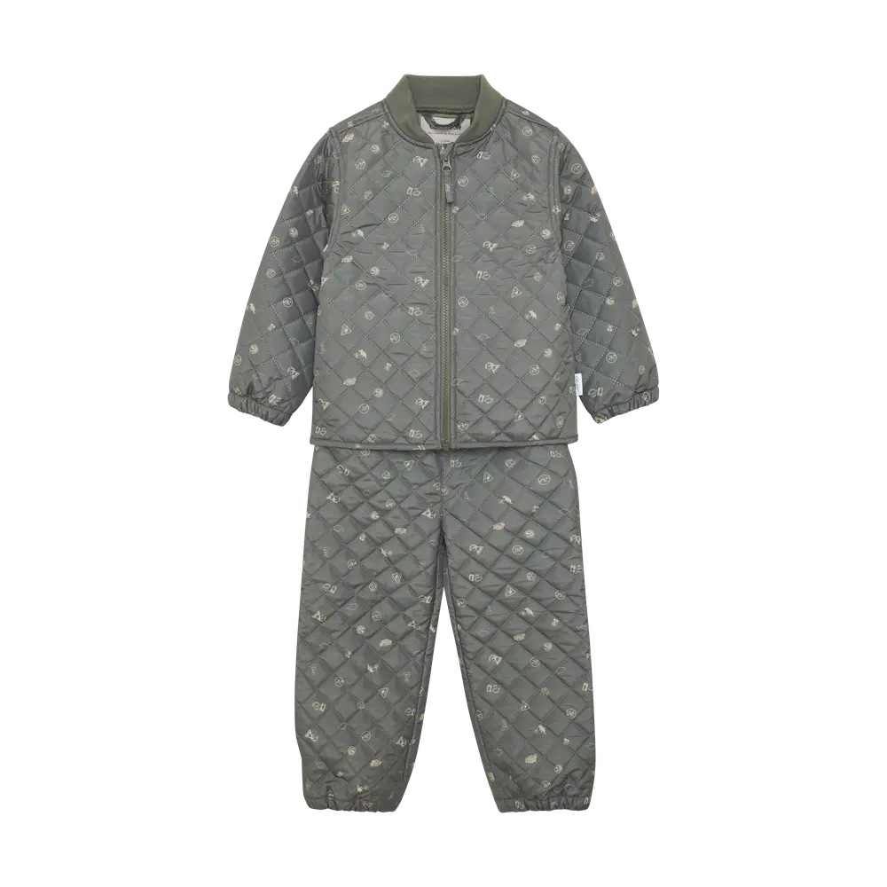 Termoset m. Tryck - Mulled Basil - 86 | Barnkläder - Ytterplagg - Termokläder | BabyMode