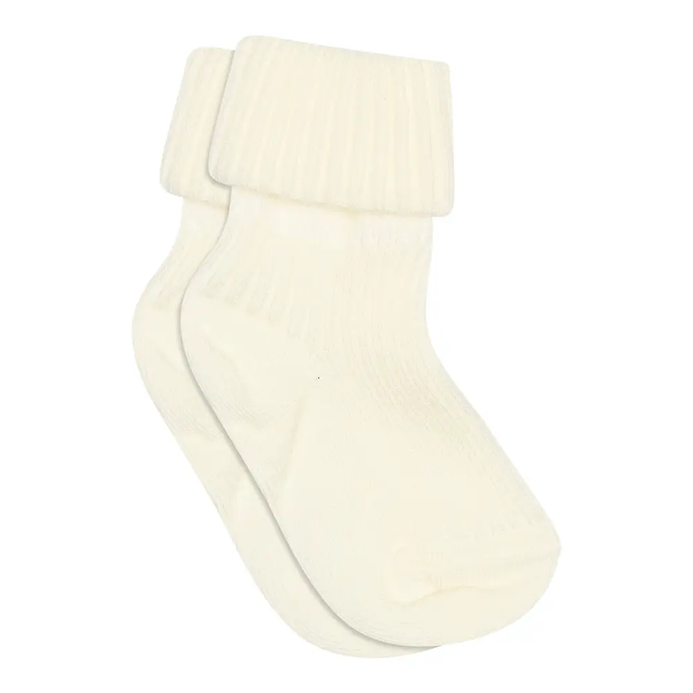 Ankelstrumpo Baby Rib - Natur - 19-21 | Barnkläder - Strumpor & strumpbyxor - Strumpor | BabyMode
