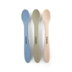 Silikonskedar 3-pack - Ocean Mix | Baby & Barn - Äta - Bestick | BabyMode