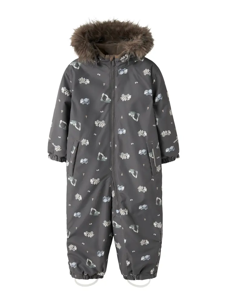 Name It Snow10 Vinteroverall - Blackened Pearl - 98