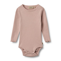 Långärmad Body Regitze - Rose Powder