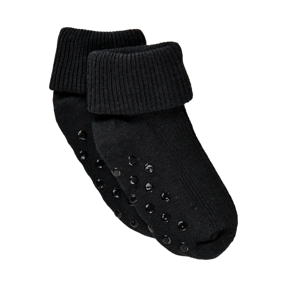 Ribbade Strumpor - Black - 15/18 | Barnkläder - Strumpor & strumpbyxor - Halkfria strumpor | BabyMode