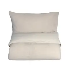 Påslakan Little Wave Spjälsäng - Sand | Barnrum - Textilier - Sängkläder - Sängkläder för barn | BabyMode