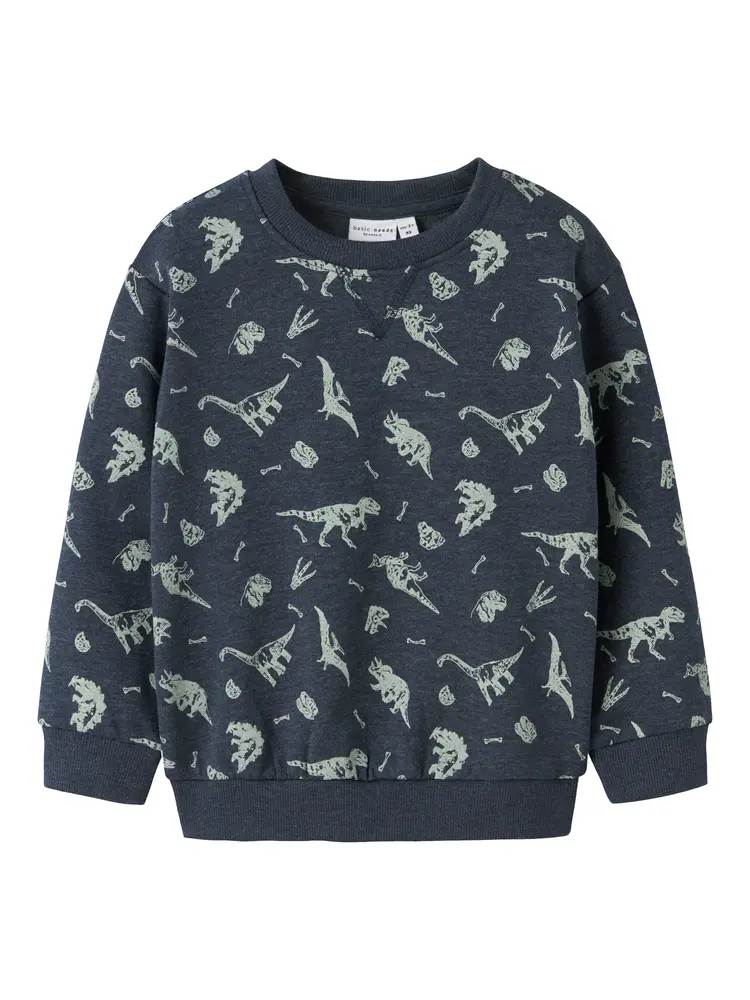 Långärmad Sweatshirt Vimo - Navy Blazer - 98