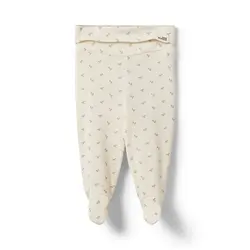 Lilja Byxor - Antique White | Kläder - Bodys & overaller - Jumpsuit med fot | BabyMode