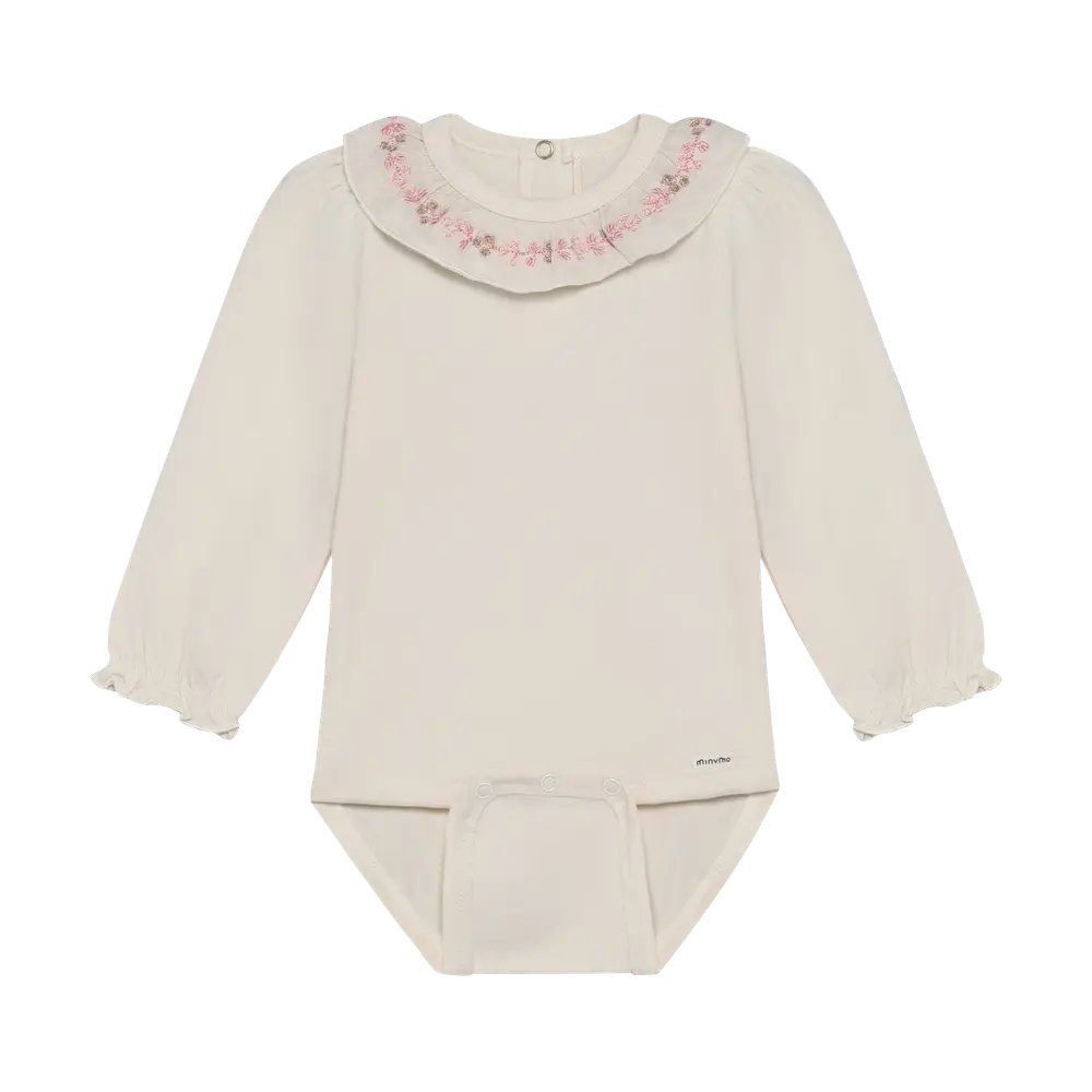 Långärmad Body - White Swan - 50 | Barnkläder - Bodys & overaller - Långärmad body | BabyMode
