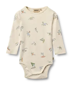 Långärmad Body Freddie - Whale friends