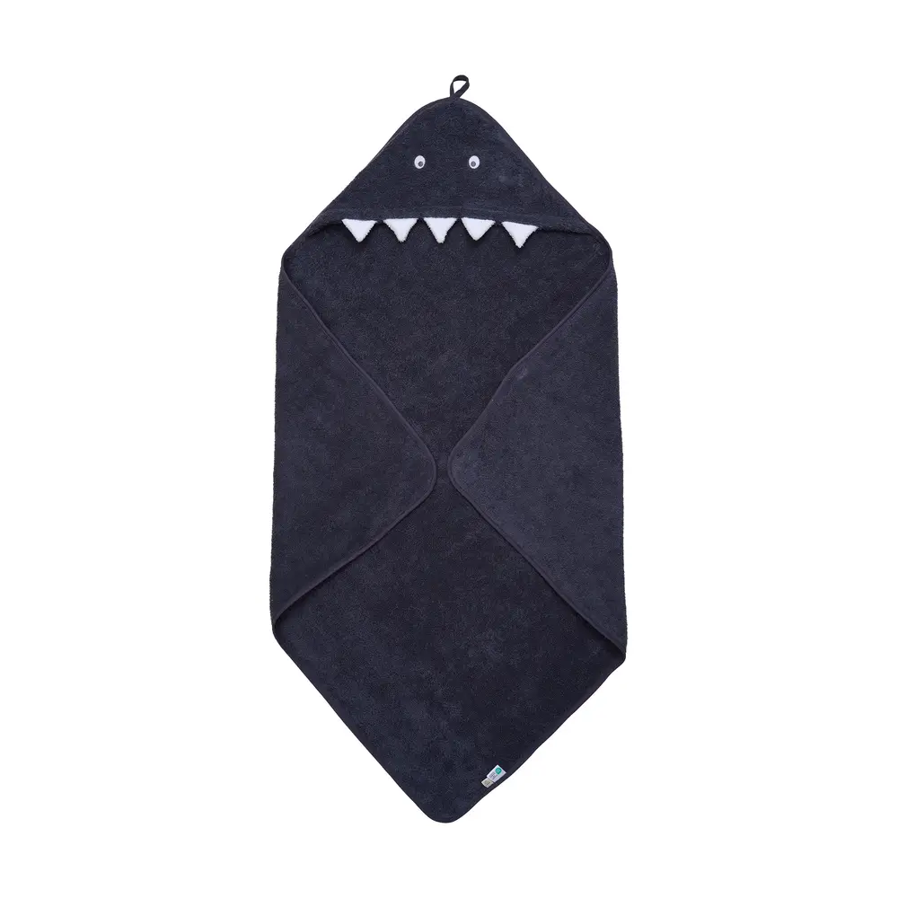 Badcape - Odyssey Gray - 83*83 cm | Baby & Barn - Sköta - Badrockar, ponchos & badlakan | BabyMode