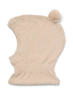 Pomi Stickad balaklava - Dusty lavender | Kläder - Mössor, vantar och tossor - Mössor & balaclavas | BabyMode