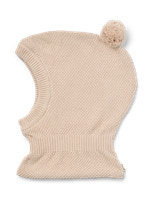 Pomi Stickad balaklava - Dusty lavender