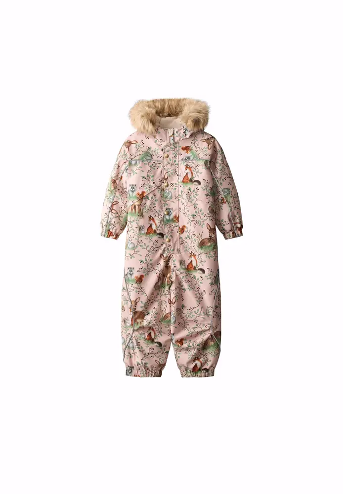 Molo Polaris Fur Vinteroverall - Furry Friends - 104