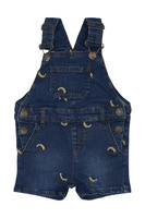 Otis Short Denim Dungarees - BLUE DENIM