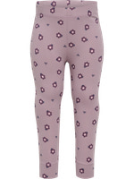 Hummel Leggings m. Print - Sea Fog