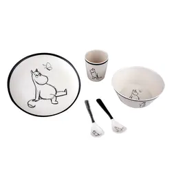 Moomin Mealtime Set - 5 delar | Baby & Barn - Äta - Barnserviser | BabyMode