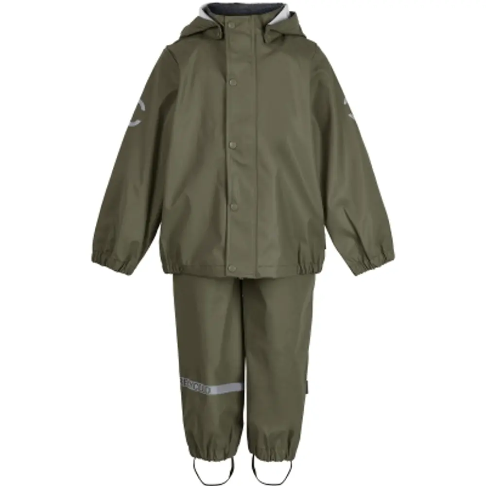 Regnkläder Recycled - Dustyolive - 134 | Barnkläder - Ytterplagg - Regnkläder | BabyMode