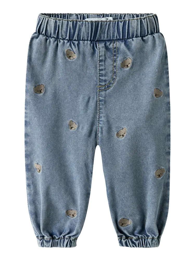 Ben Baggy Jeans - Medium Blue Denim - 62 | Barnkläder - Underdelar - Byxor | BabyMode