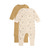 Långärmad Jumpsuit 2-pack - Bone Brown