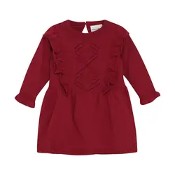 Stickad Klänning - Rio Red | Kläder - Temakläder - Julkläder | BabyMode